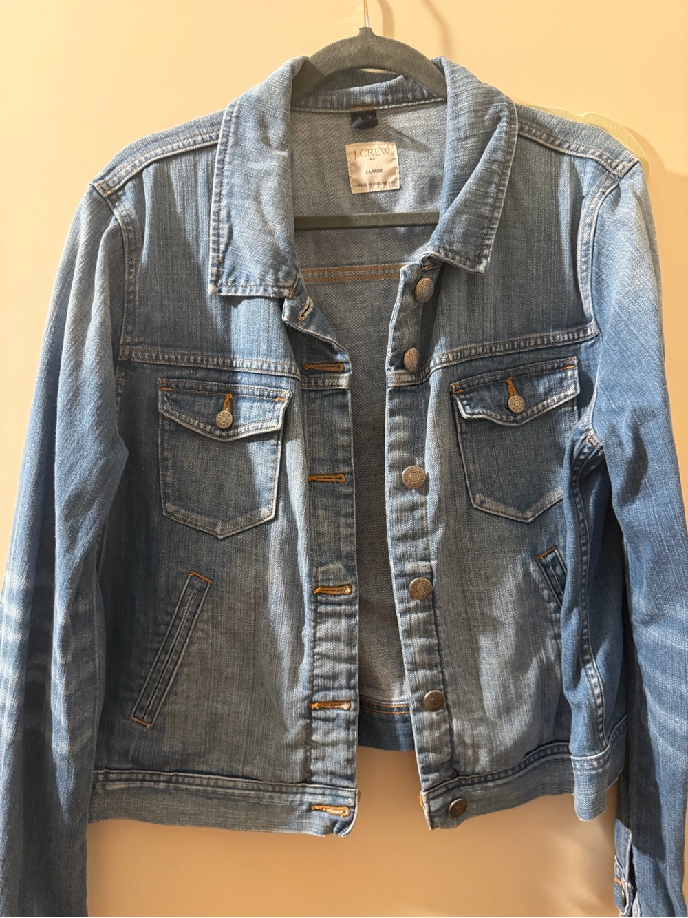 J. Crew Light Wash Blue Denim Jacket
